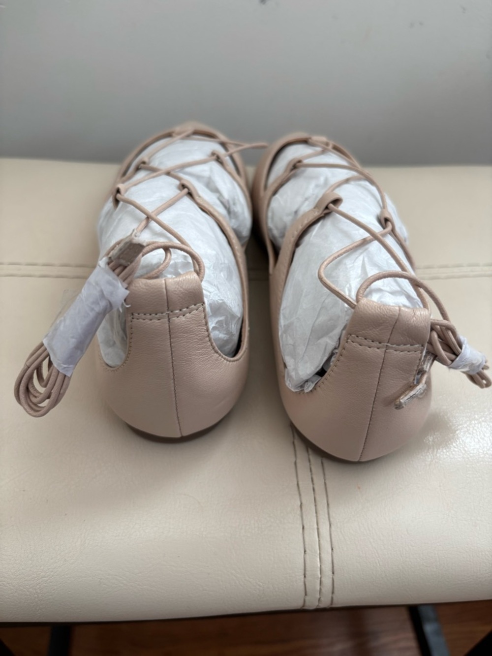 J.Crew Ballet Flats in Beige Size 7.5 NWOT - Picture 4 of 8